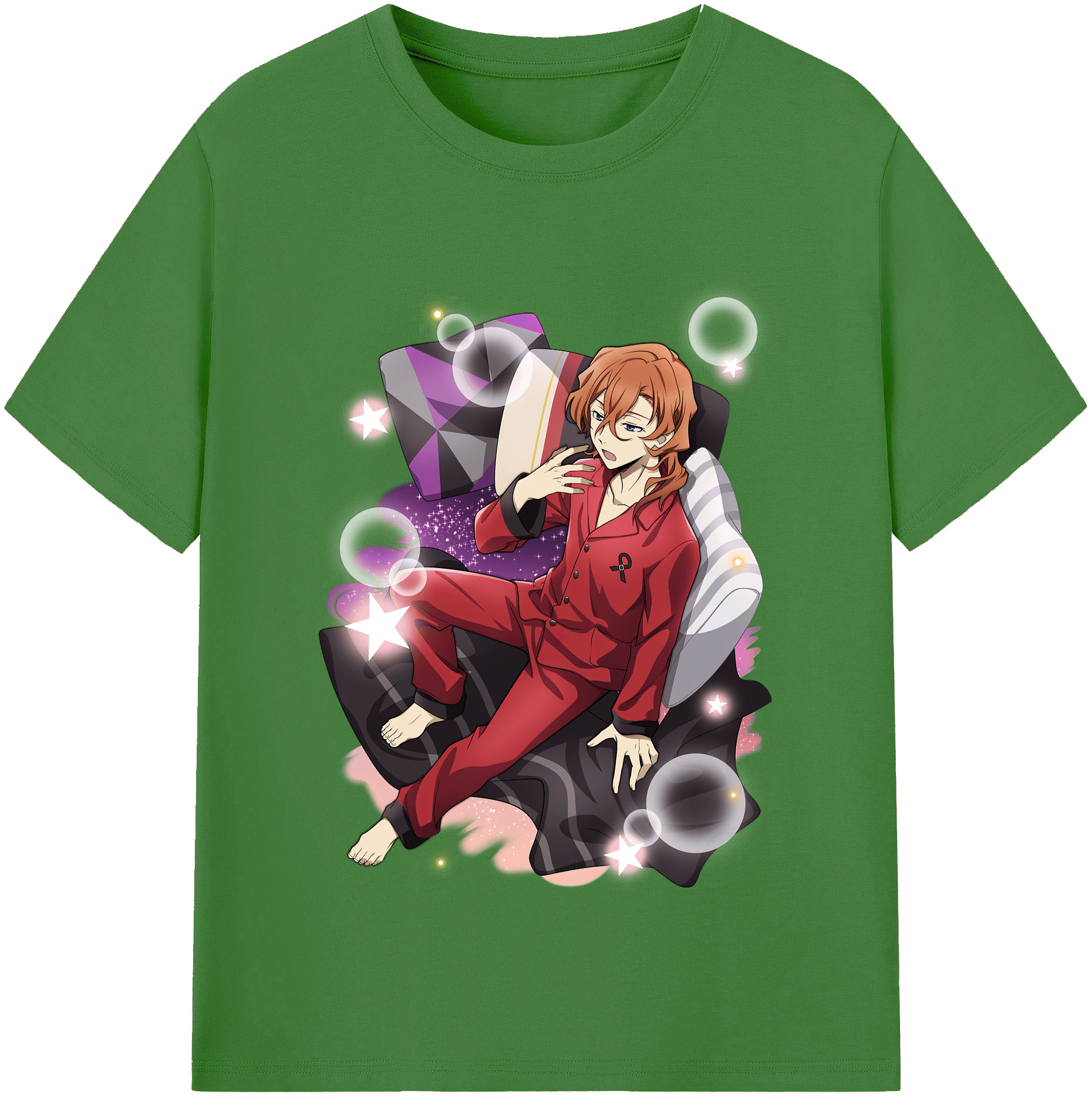 （画像用） 文豪ストレイドッグス Bungo Stray Dogs レディースカジュアルプリントTシャツ（綿100％）